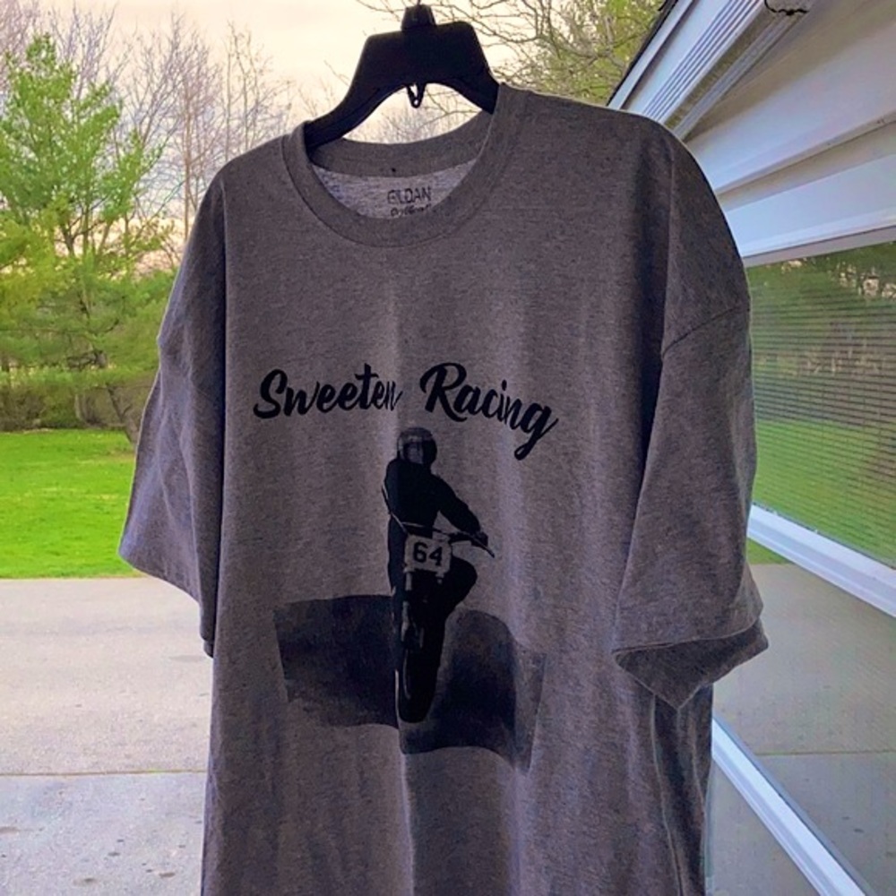 Silver Sweeten Racing Short Sleeve Tee